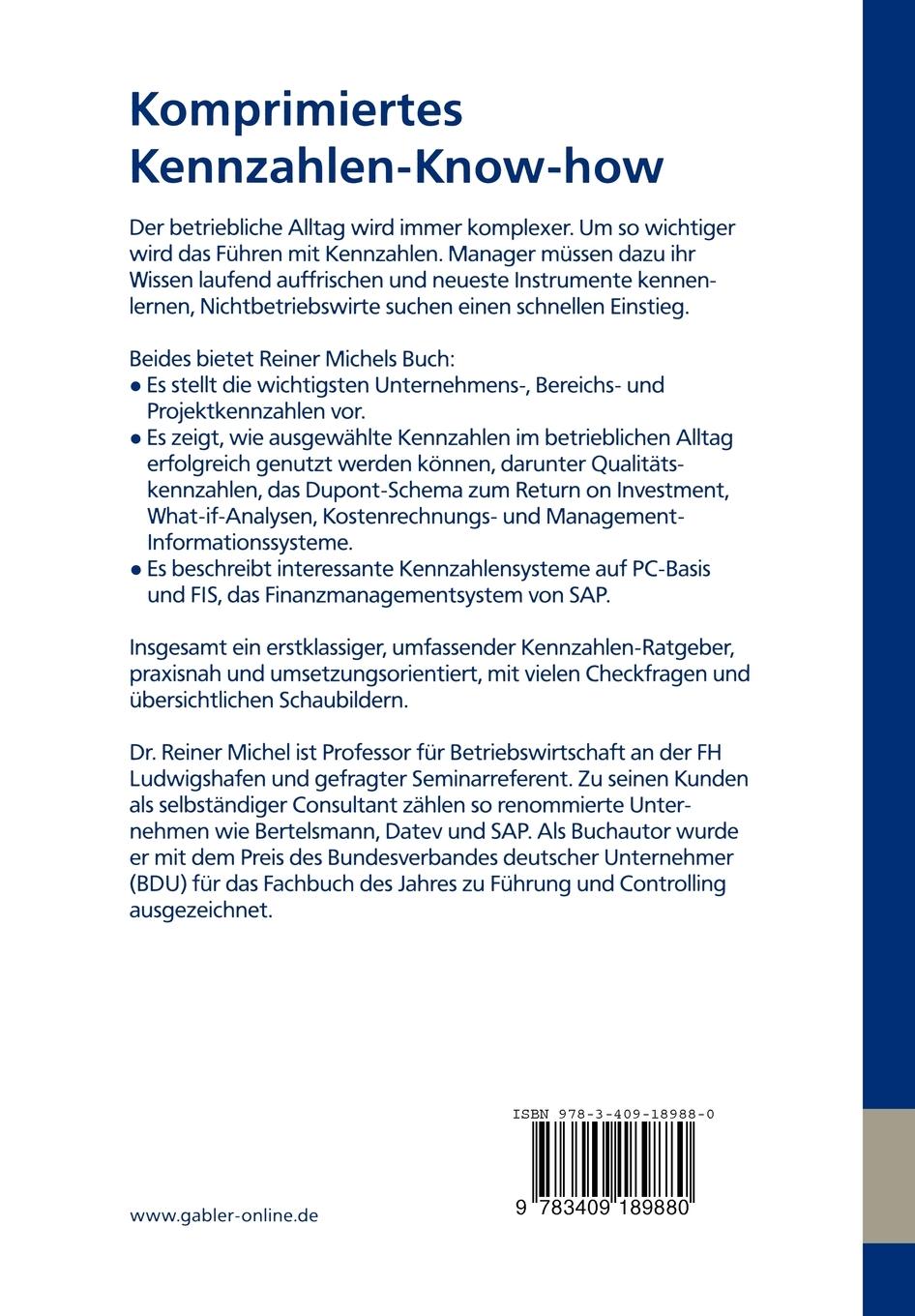 Rückseitencover Komprimiertes Kennzahlen-Know-how