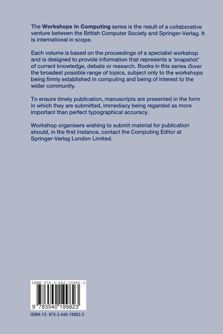 Rückseitencover Structures in Concurrency Theory