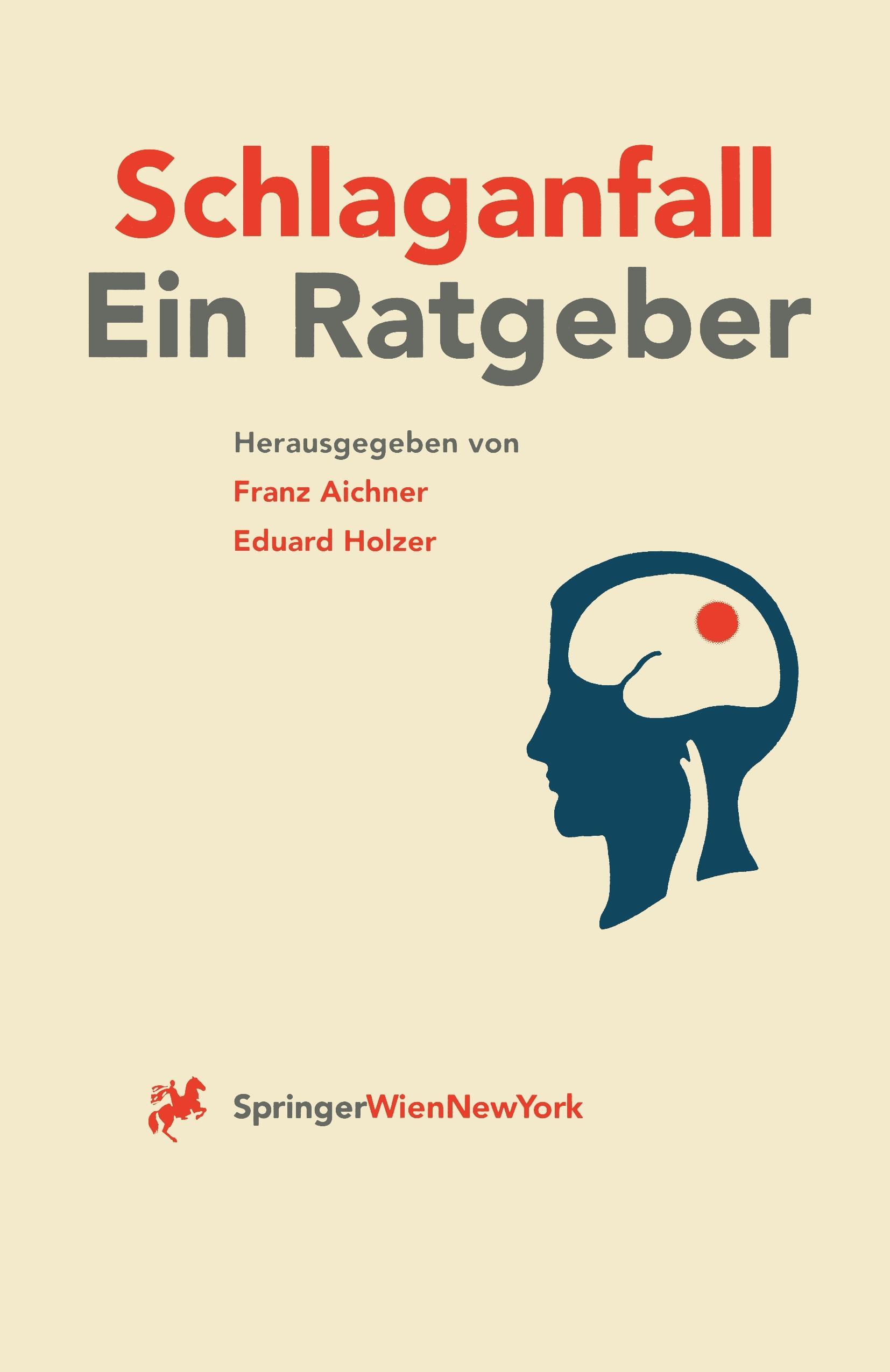 Vorderes Coverbild Schlaganfall