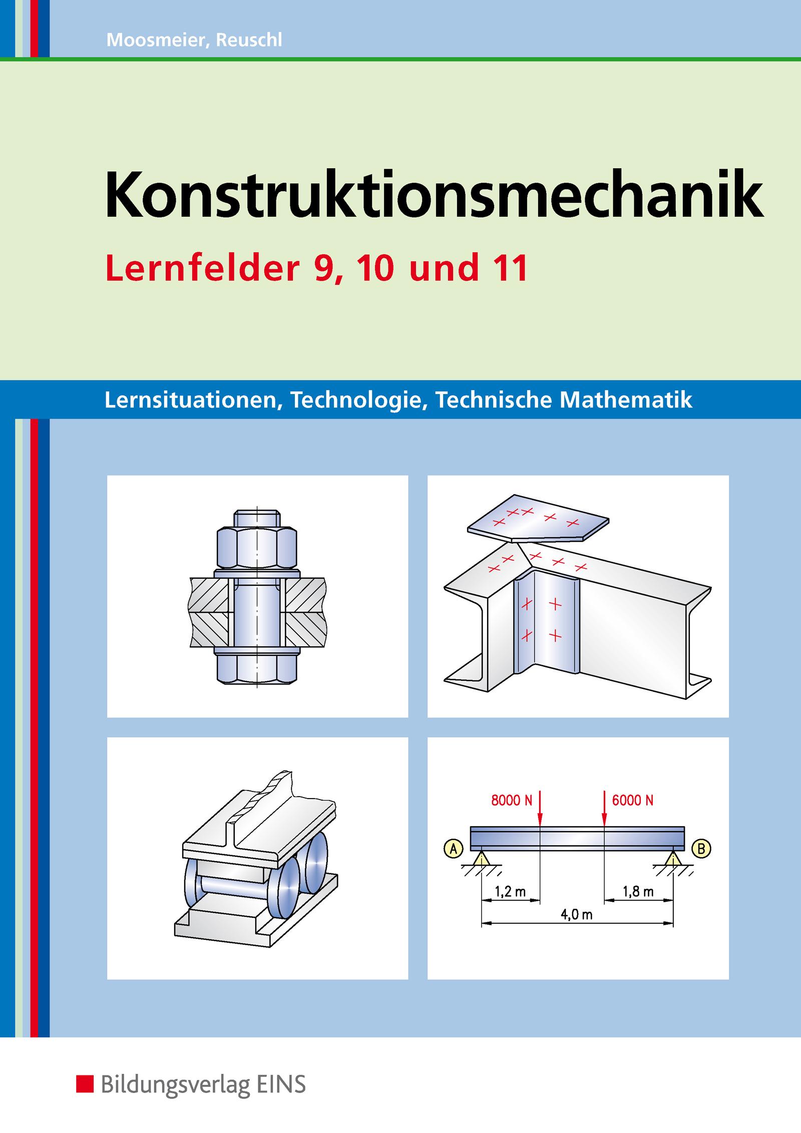 Vorderes Coverbild Lernsituationen, Technologie, Technische Mathematik Konstruktionsmechanik