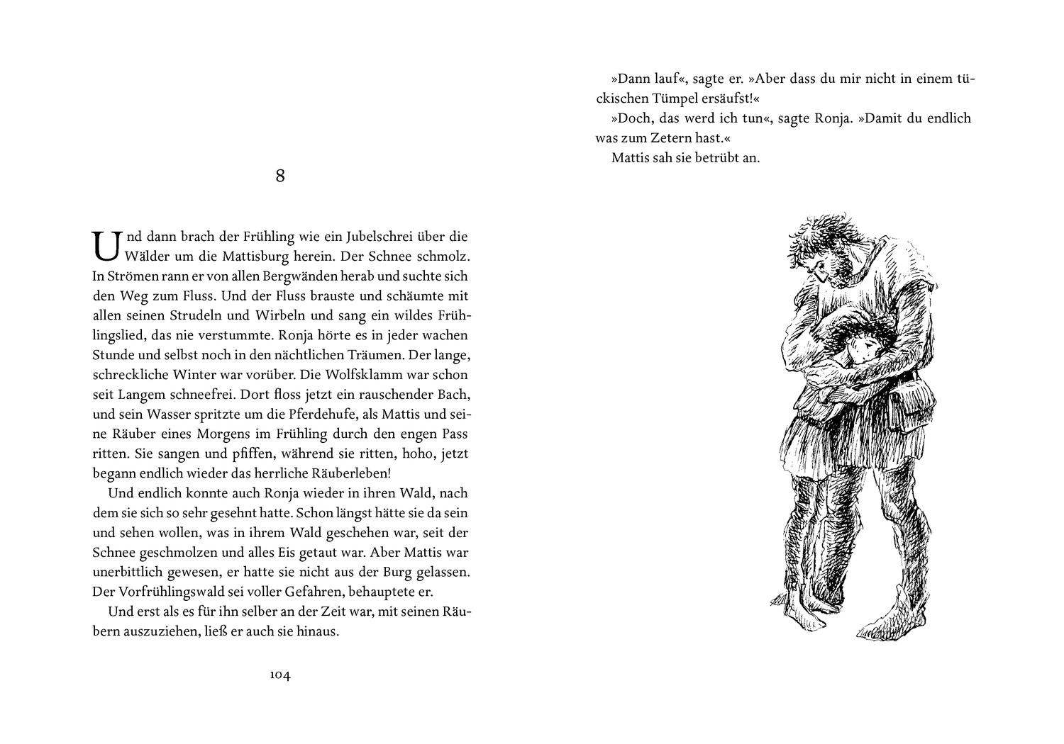 Beispielinhalt (Bild) Ronja, Räubertochter