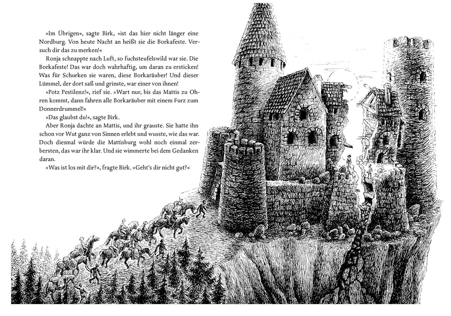 Beispielinhalt (Bild) Ronja, Räubertochter