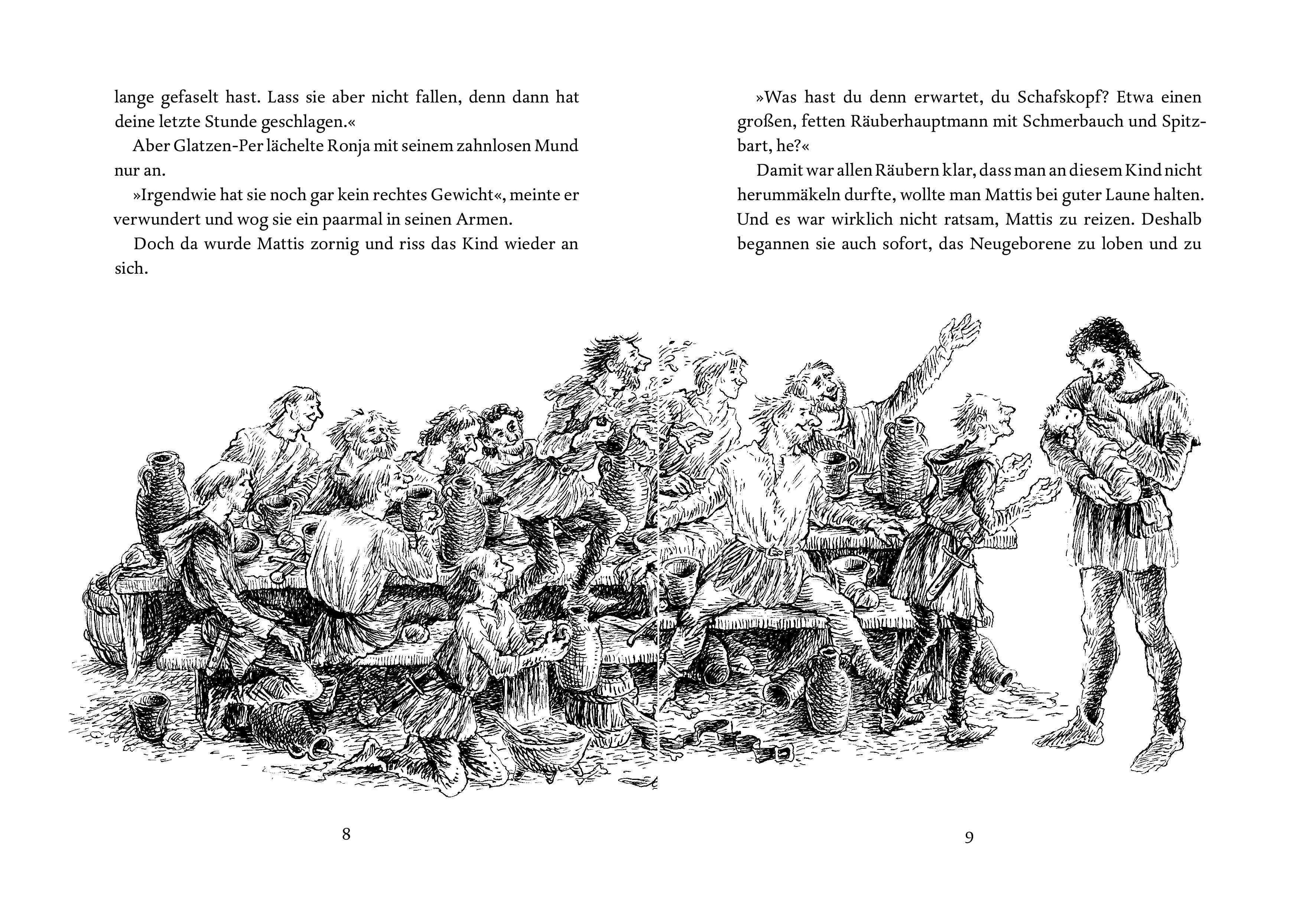 Beispielinhalt (Bild) Ronja, Räubertochter