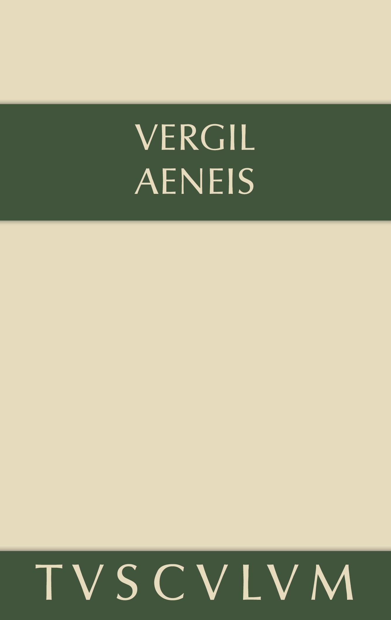 Vorderes Coverbild Aeneis. Prosaübersetzung