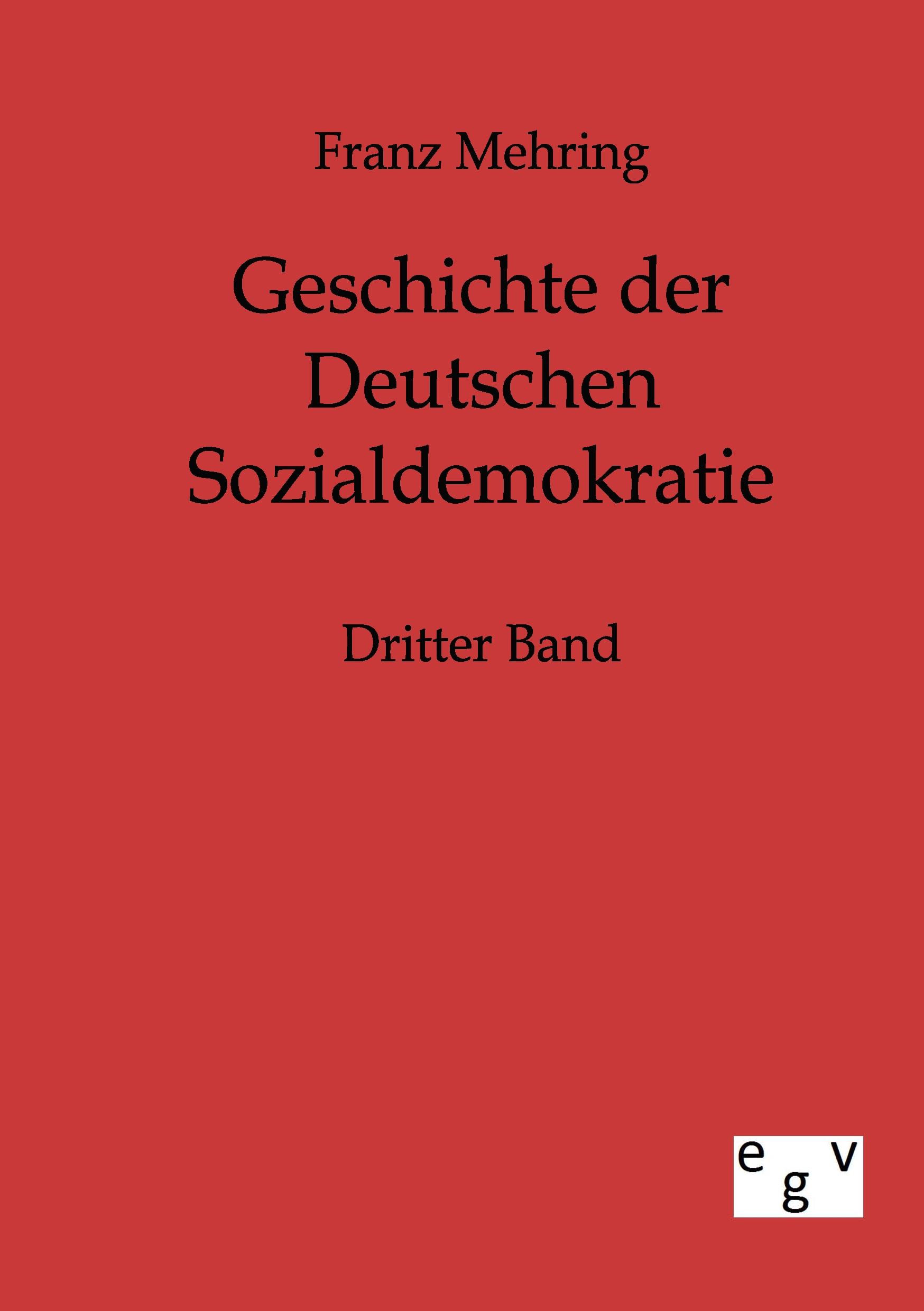 Vorderes Coverbild Geschichte der Deutschen Sozialdemokratie