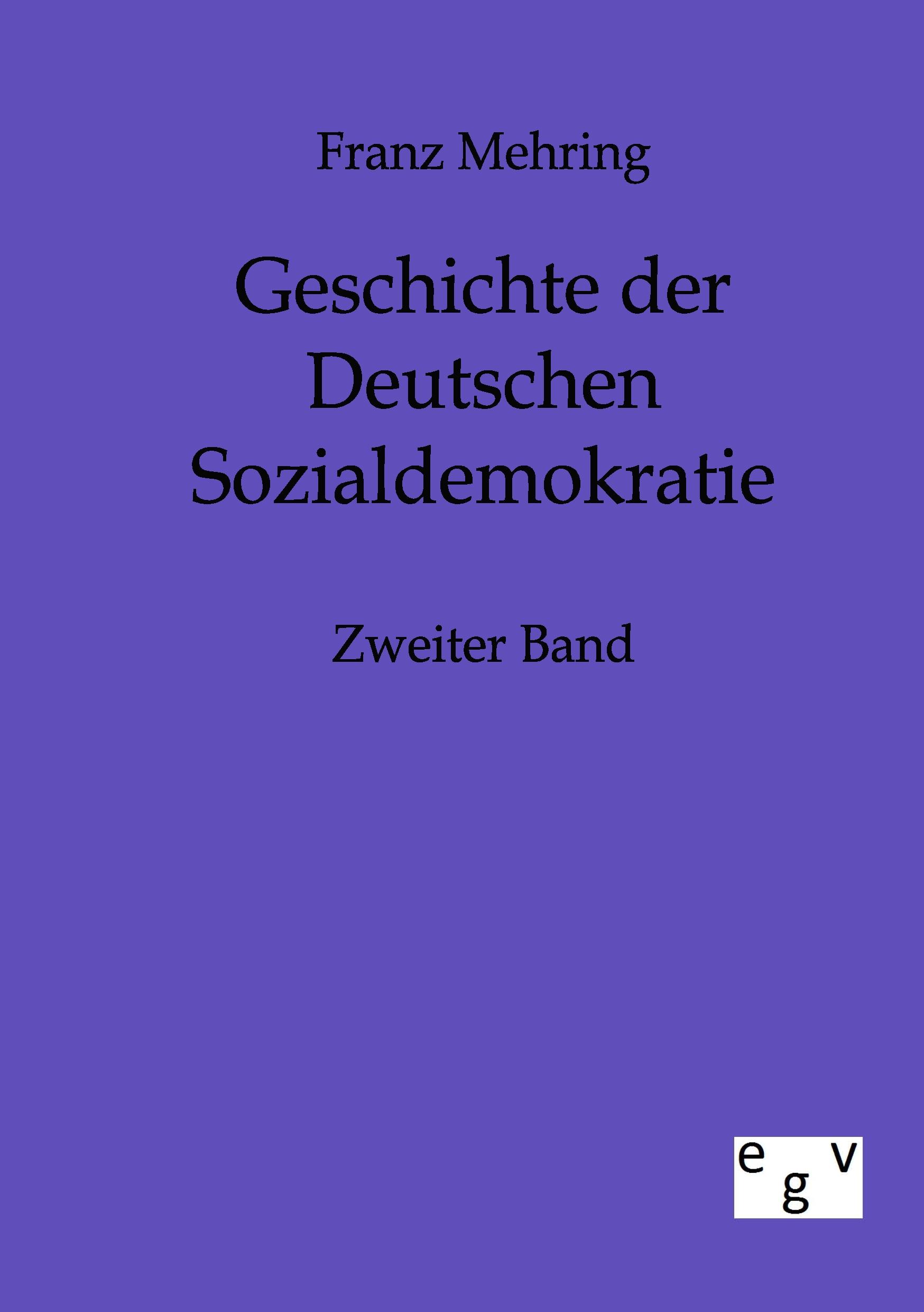 Vorderes Coverbild Geschichte der Deutschen Sozialdemokratie