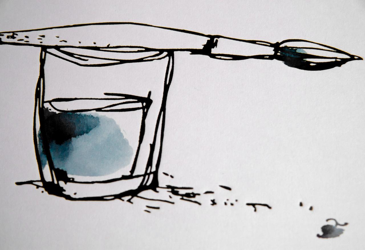 Beispielinhalt (Bild) Wasserfarbe für Gestalter