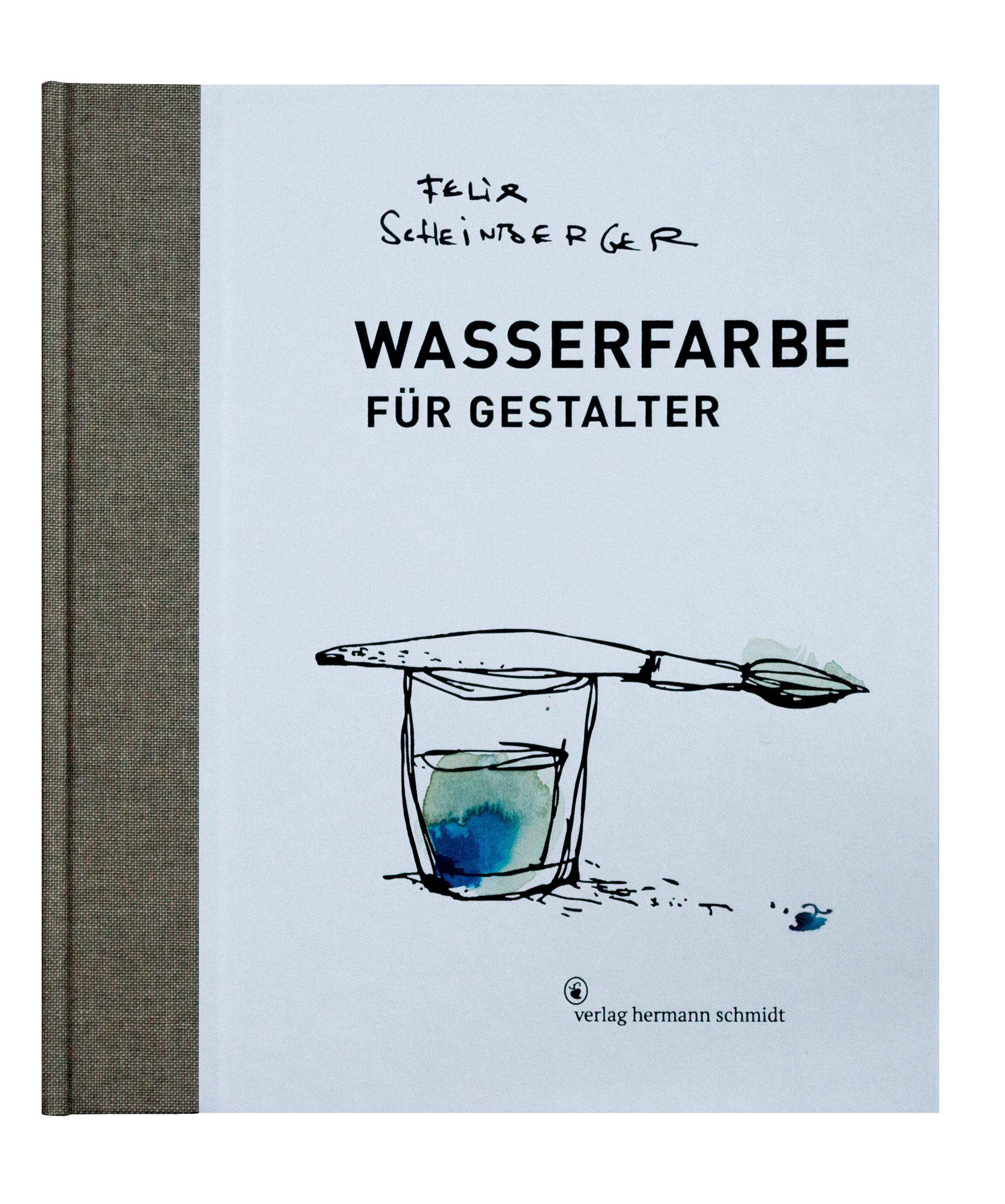 Vorderes Coverbild Wasserfarbe für Gestalter