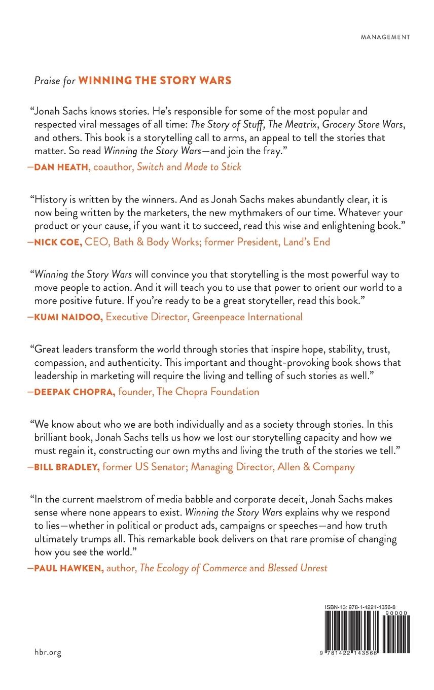 Rückseitencover Winning the Story Wars