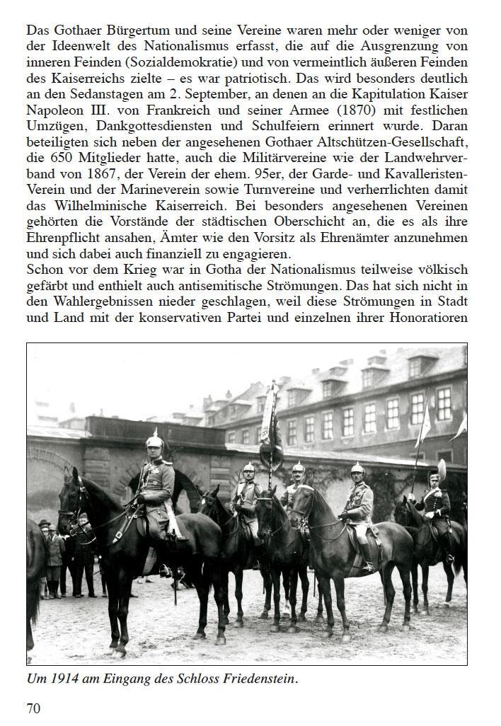 Beispielinhalt (Bild) Kleine Geschichte der Residenzstadt Gotha