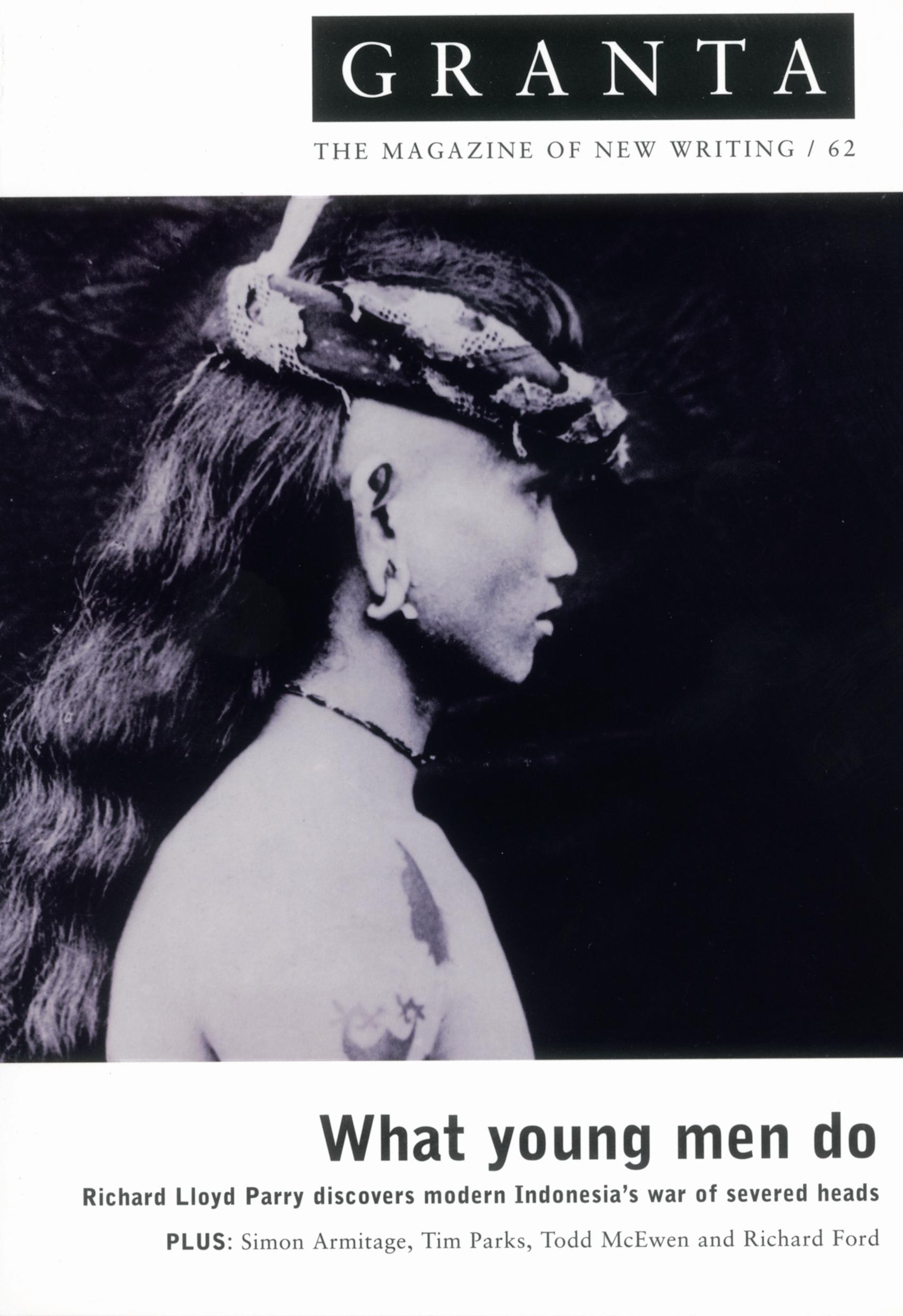 Vorderes Coverbild Granta 62