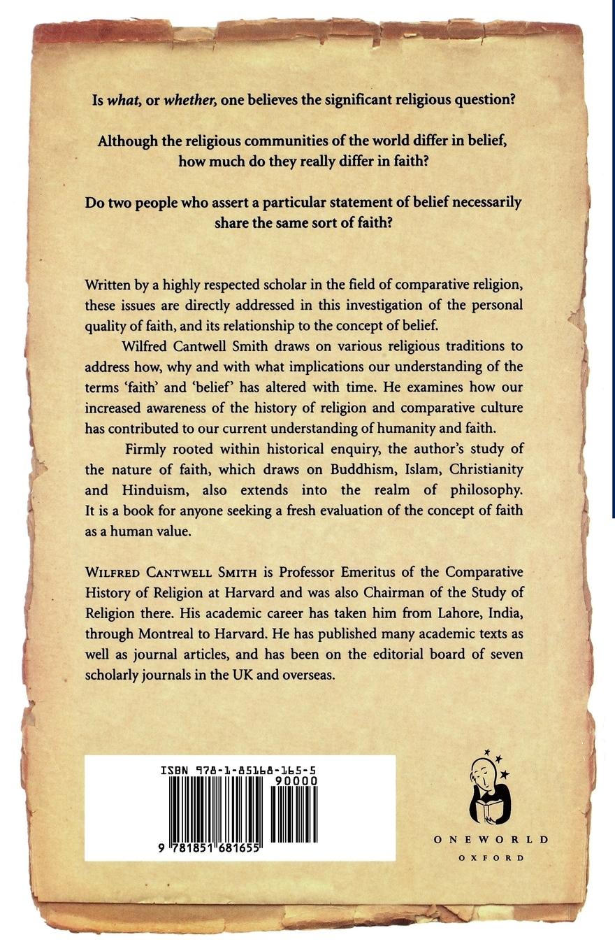 Rückseitencover Faith and Belief