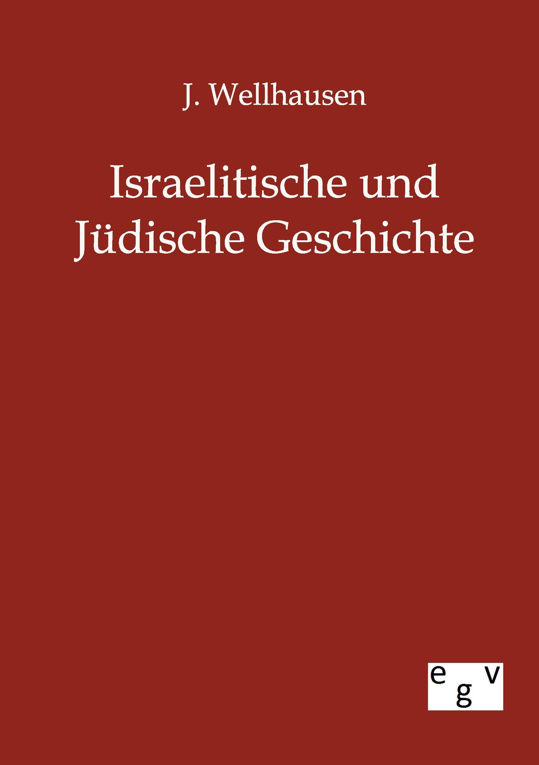 Vorderes Coverbild Israelitische und Jüdische Geschichte