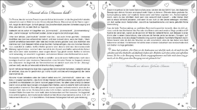 Beispielinhalt (Bild) Lass es raus! Die freie Geburt: Methode mit Gebärmutter, Scheide und Co