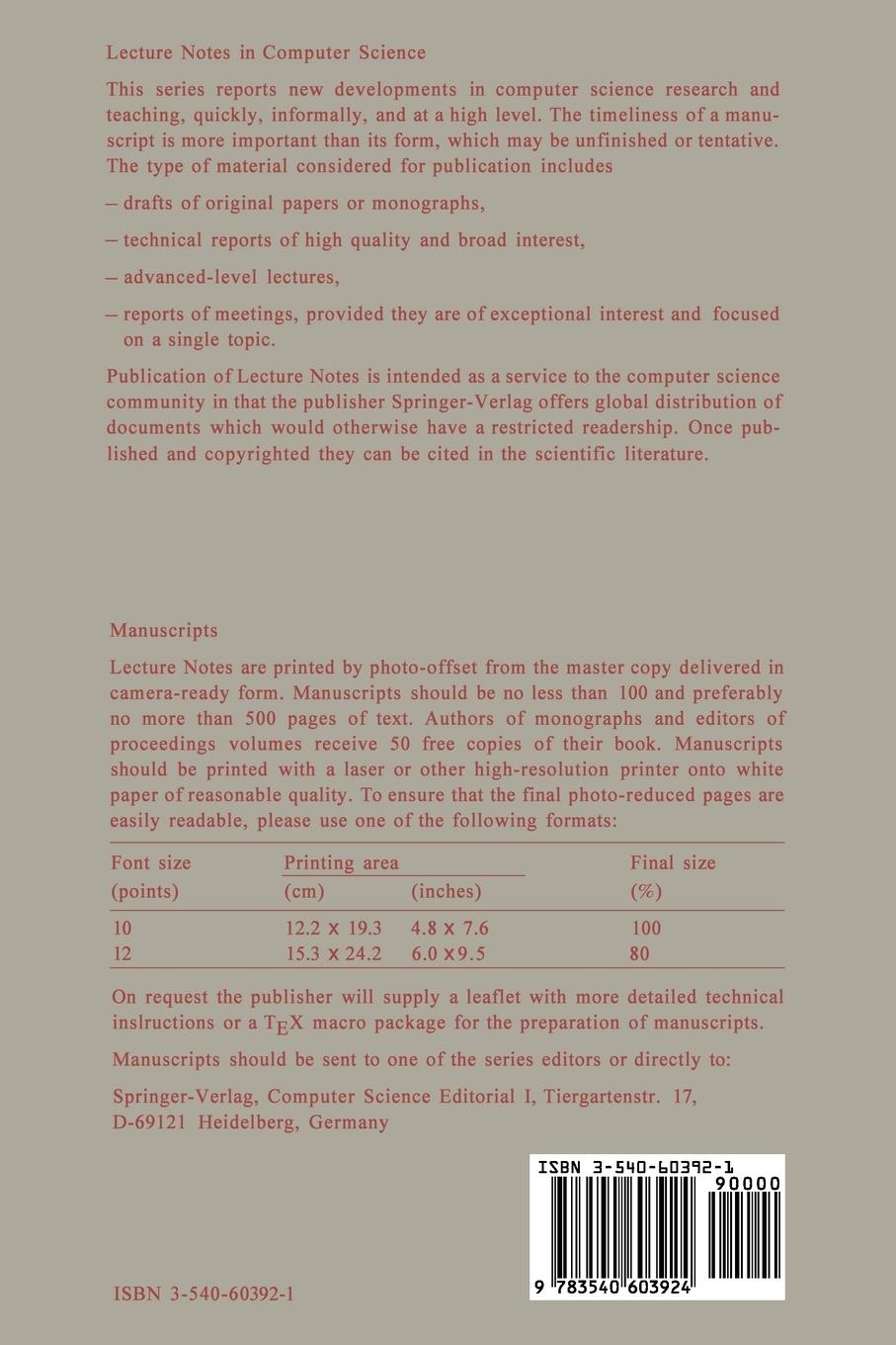 Rückseitencover Spatial Information Theory: A Theoretical Basis for GIS