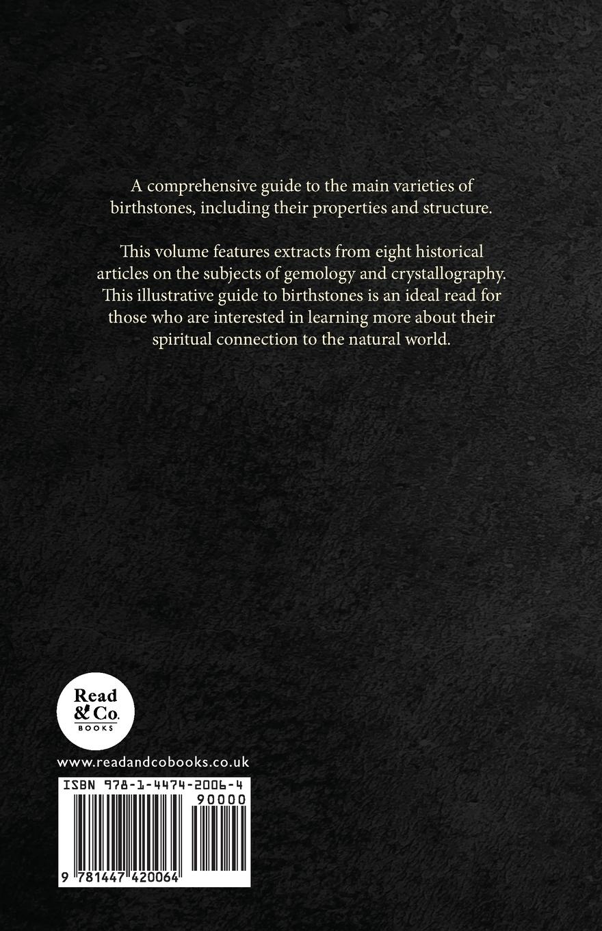 Rückseitencover A Guide to Birthstones - A Collection of Historical Articles on the Gemstones Linked to Astrology