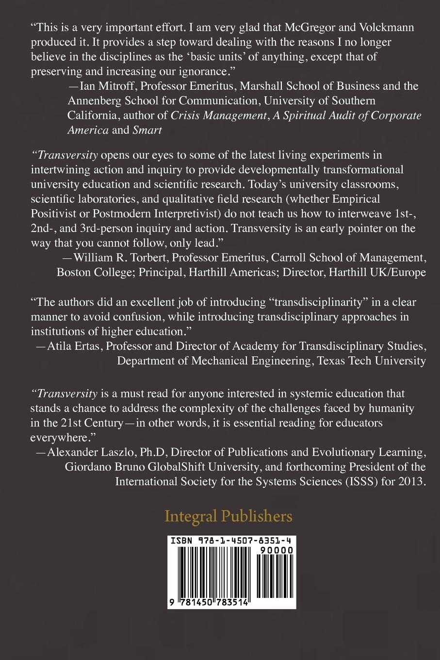 Rückseitencover Transversity