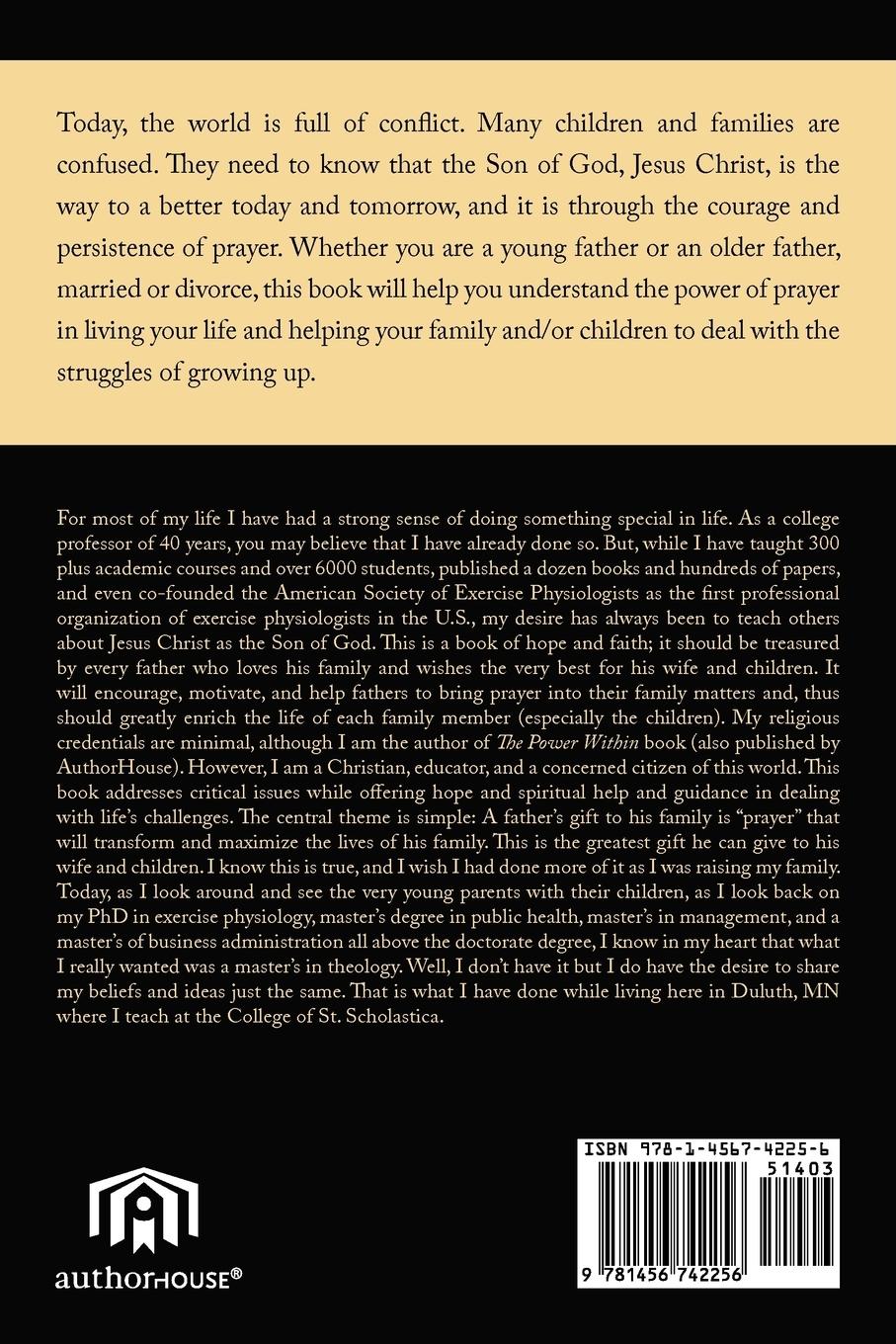 Rückseitencover A Father's Gift of Prayer