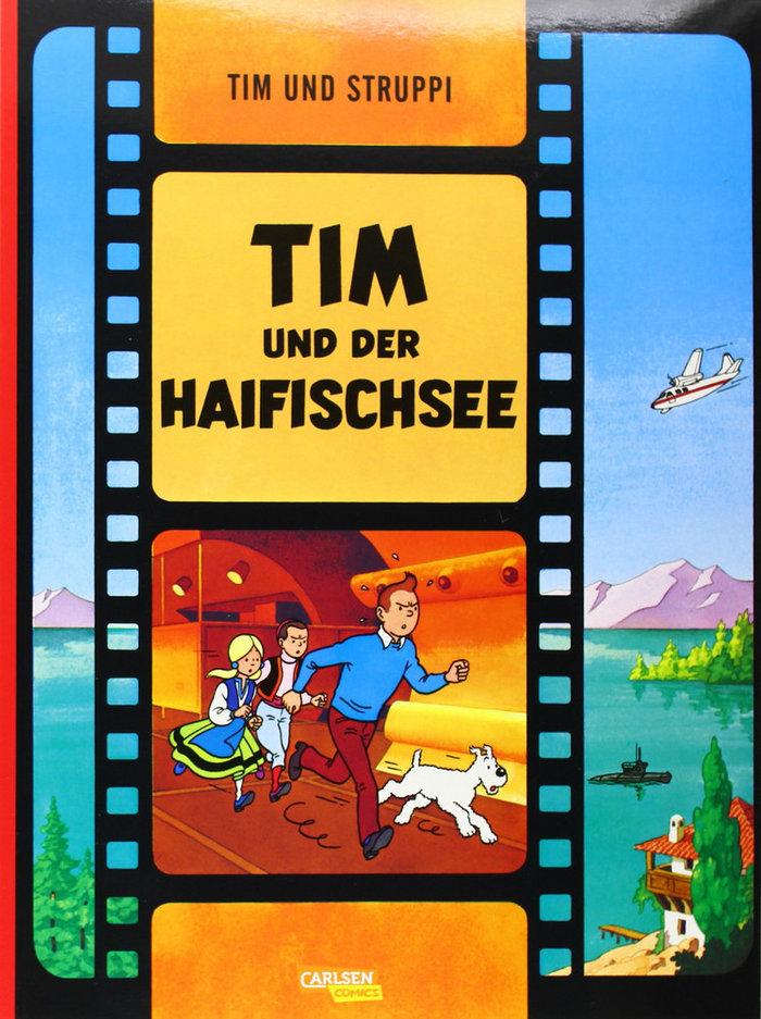 Vorderes Coverbild Tim und Struppi 23. Tim und der Haifischsee