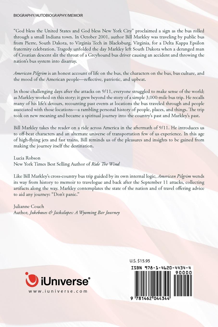 Rückseitencover American Pilgrim