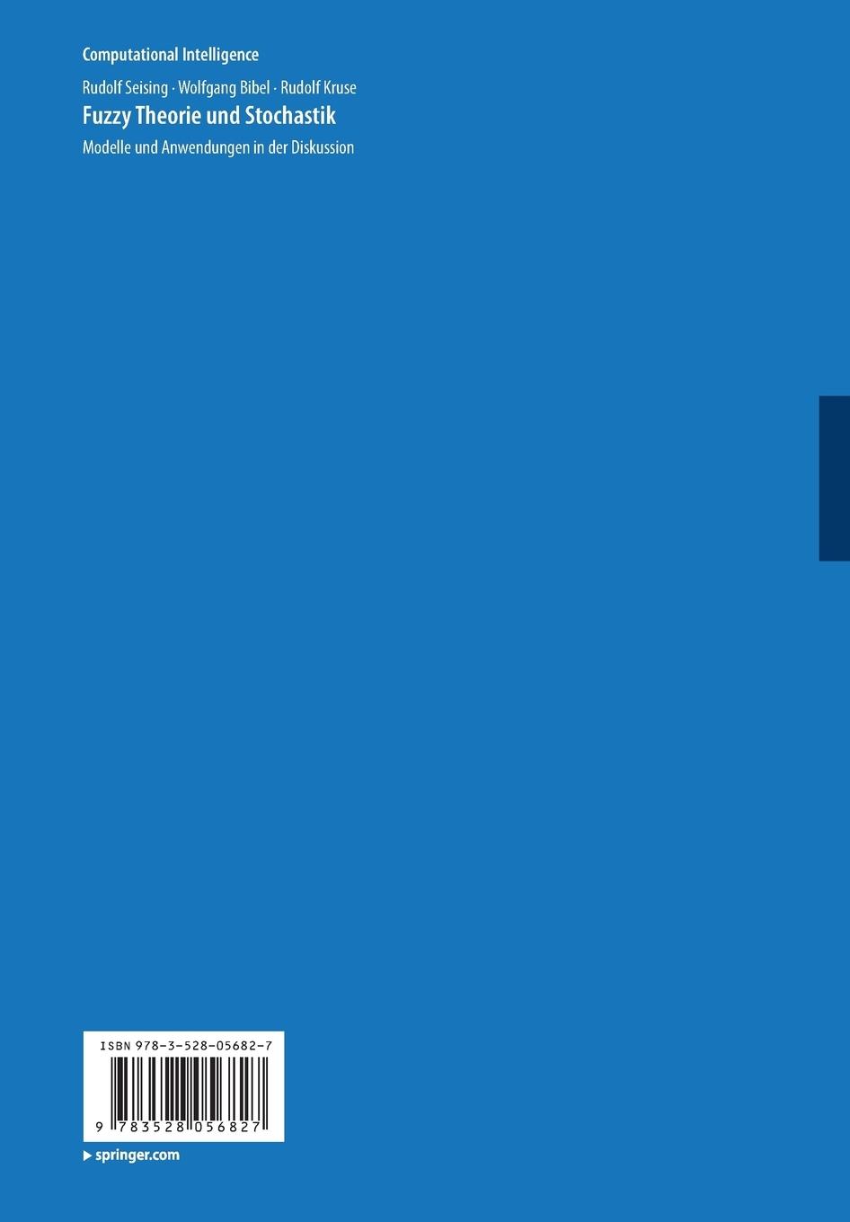 Rückseitencover Fuzzy Theorie und Stochastik