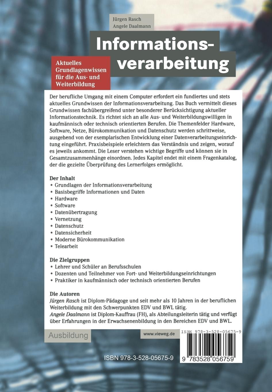 Rückseitencover Informationsverarbeitung