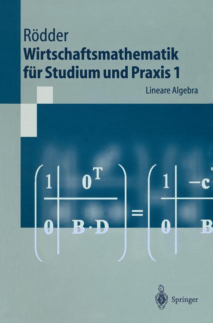 Vorderes Coverbild Wirtschaftsmathematik für Studium und Praxis 1