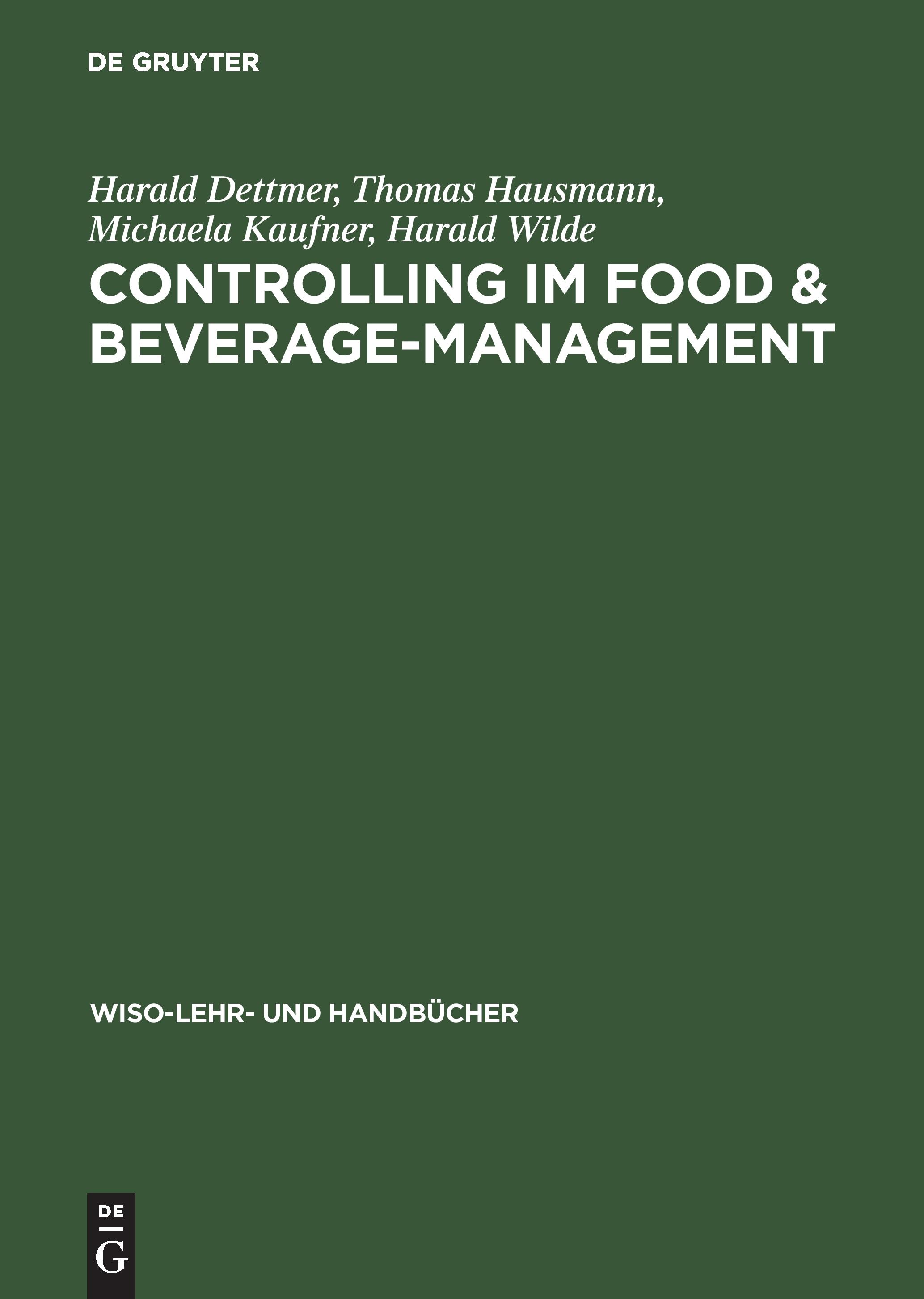 Vorderes Coverbild Controlling im Food & Beverage-Management