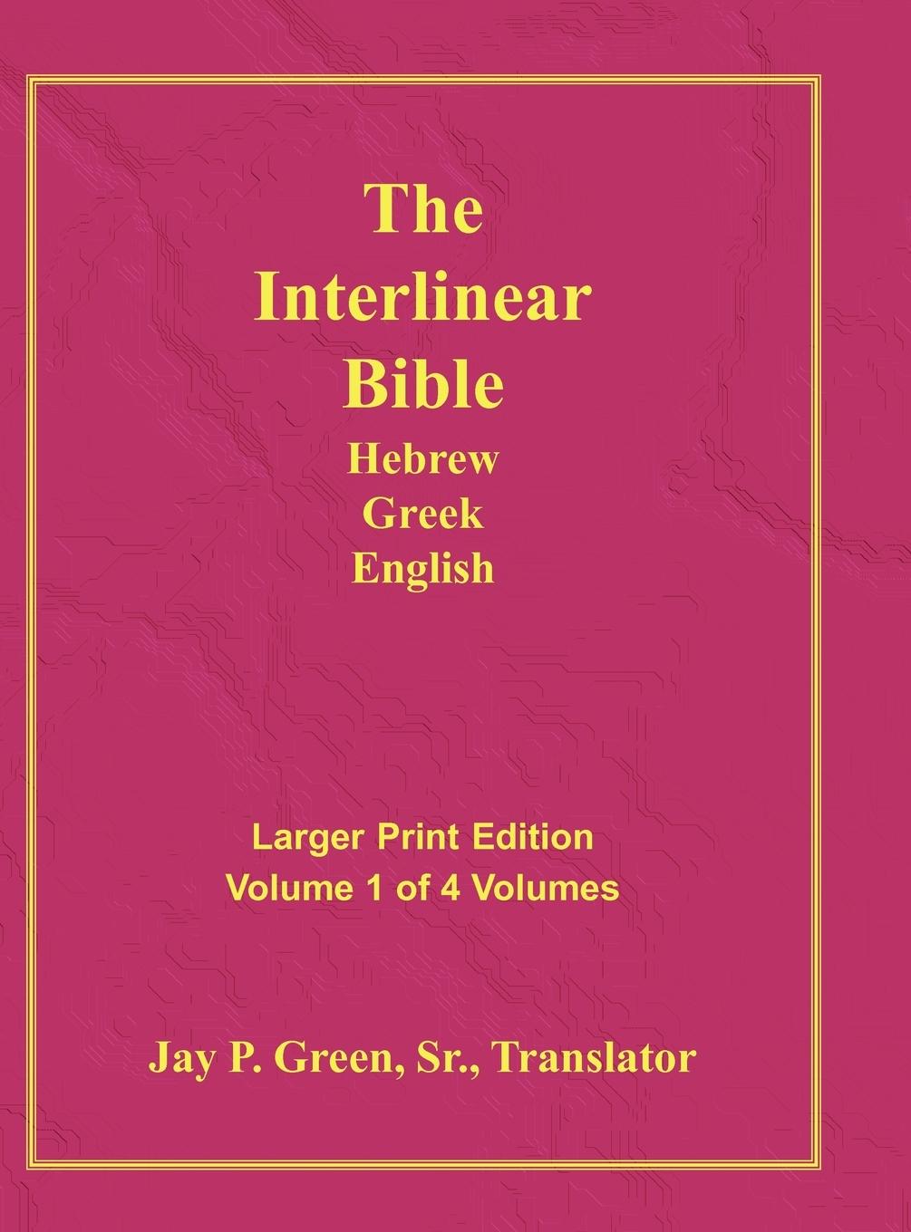 Vorderes Coverbild Interlinear Hebrew Greek English Bible-PR-FL/OE/KJ Large Pring Volume 1