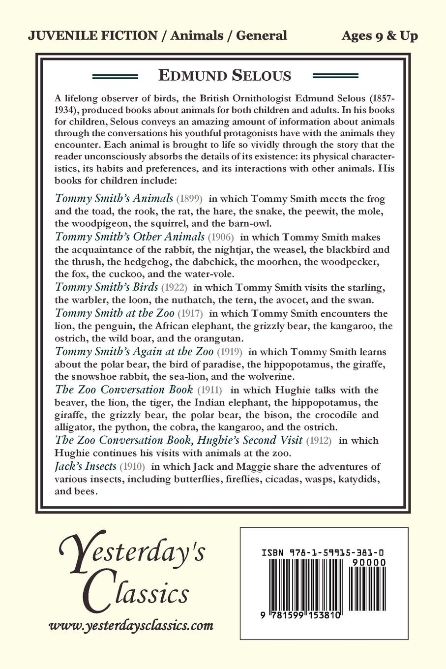 Rückseitencover Jack's Insects (Yesterday's Classics)