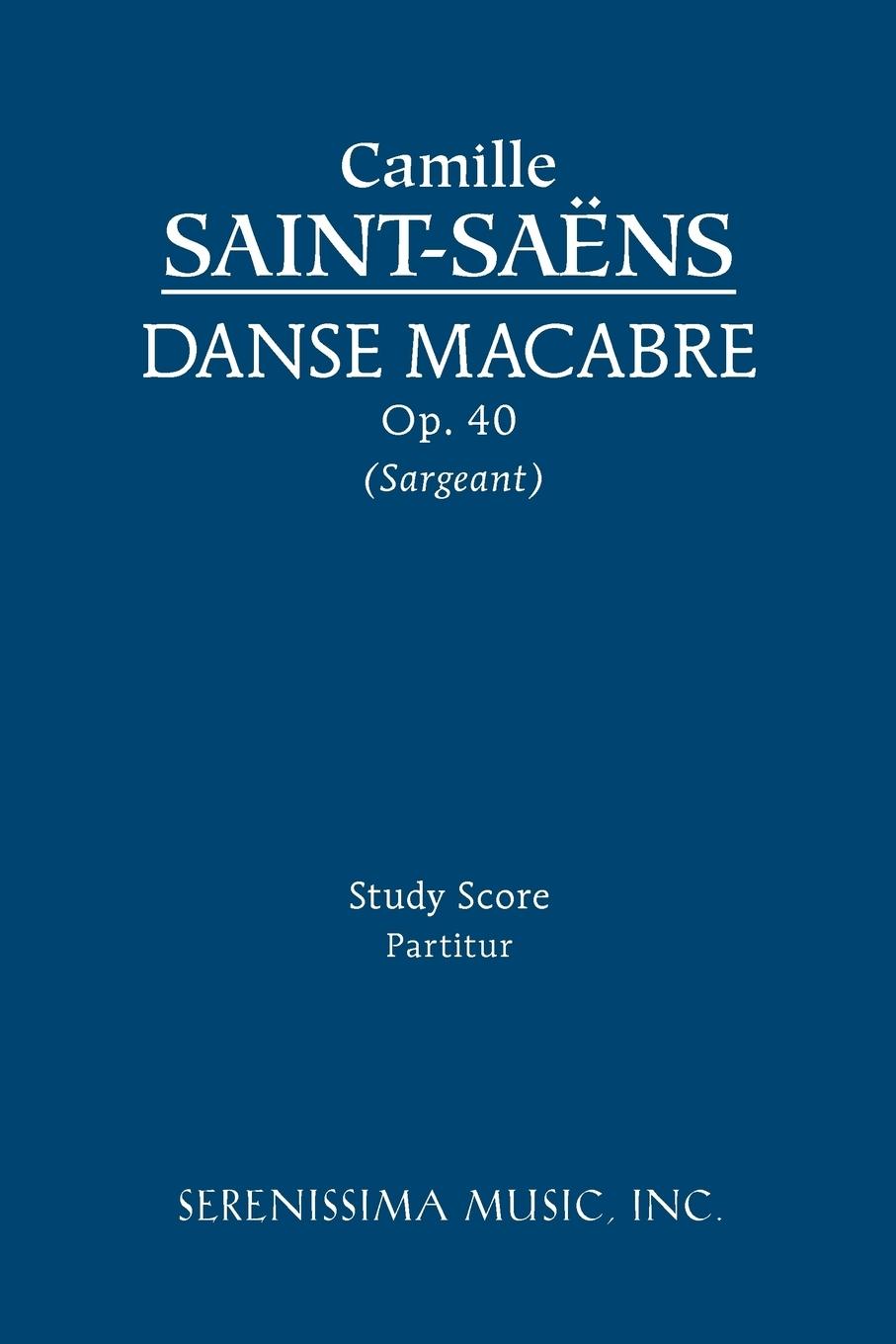 Vorderes Coverbild Danse macabre, Op.40