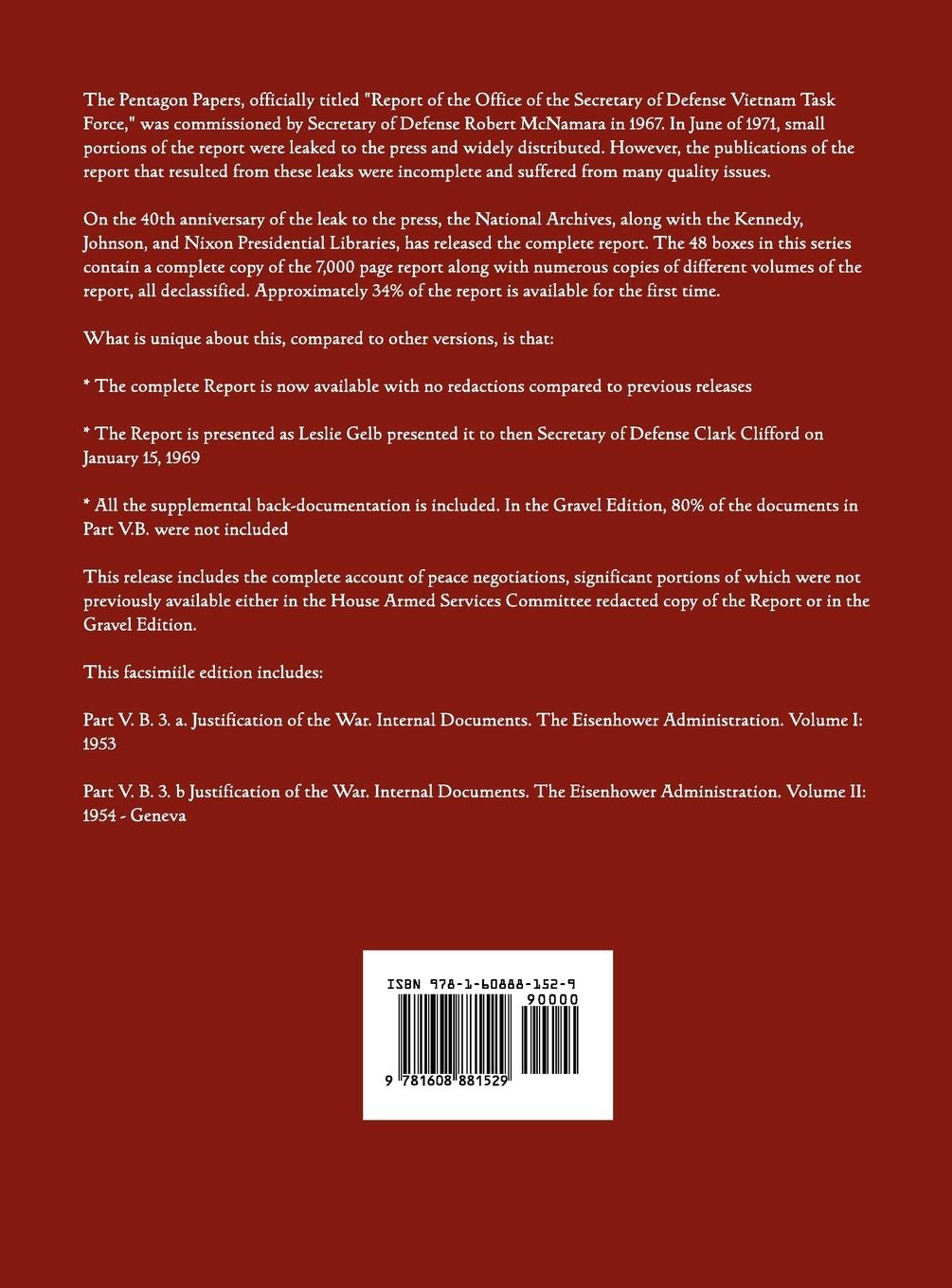 Rückseitencover United States - Vietnam Relations 1945 - 1967 (The Pentagon Papers) (Volume 7)