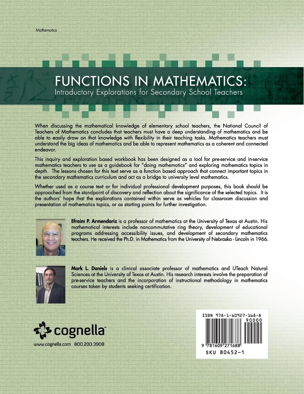 Rückseitencover Functions in Mathematics