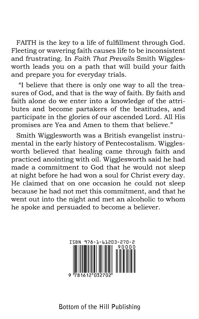 Rückseitencover Faith That Prevails