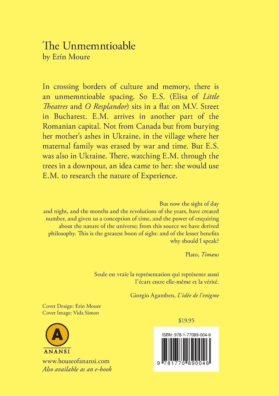 Rückseitencover The Unmemntioable