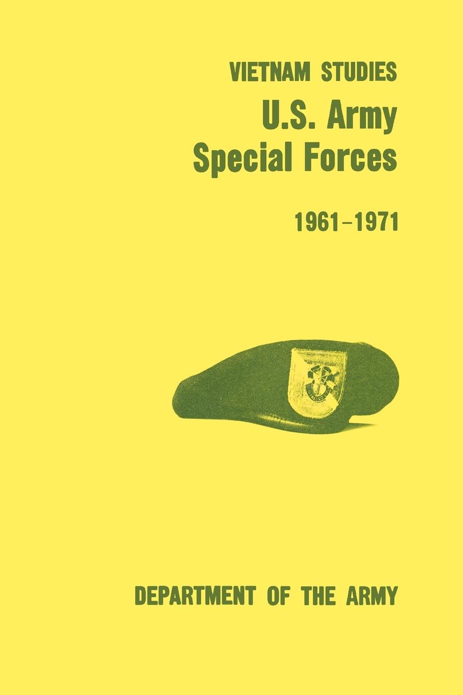 Vorderes Coverbild U.S. Army Special Forces 1961-1971 (U.S. Army Vietnam Studies series)
