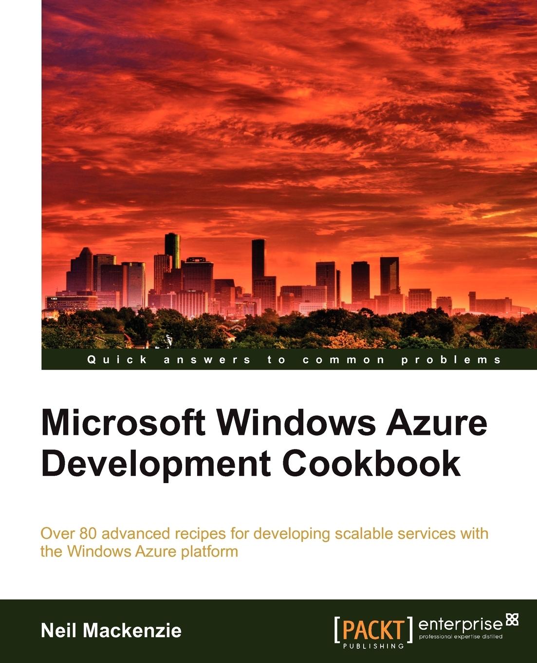 Vorderes Coverbild Microsoft Windows Azure Development Cookbook