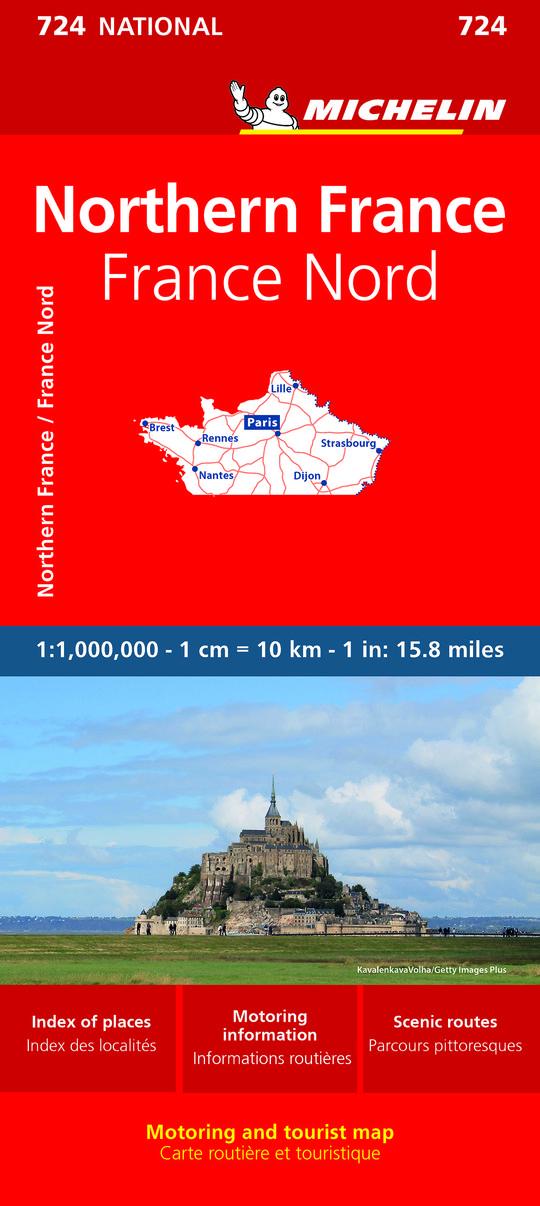 Vorderes Coverbild Michelin Frankreich Nord