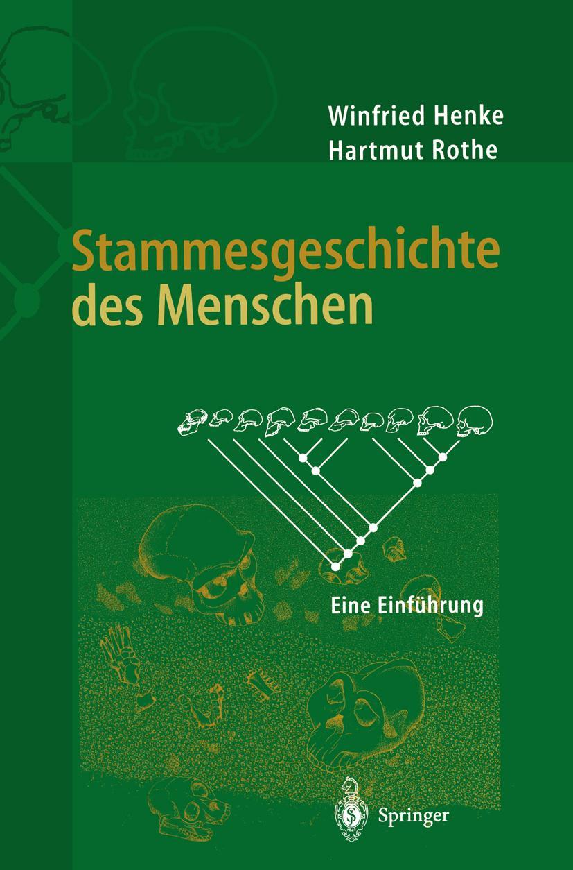 Vorderes Coverbild Stammesgeschichte des Menschen