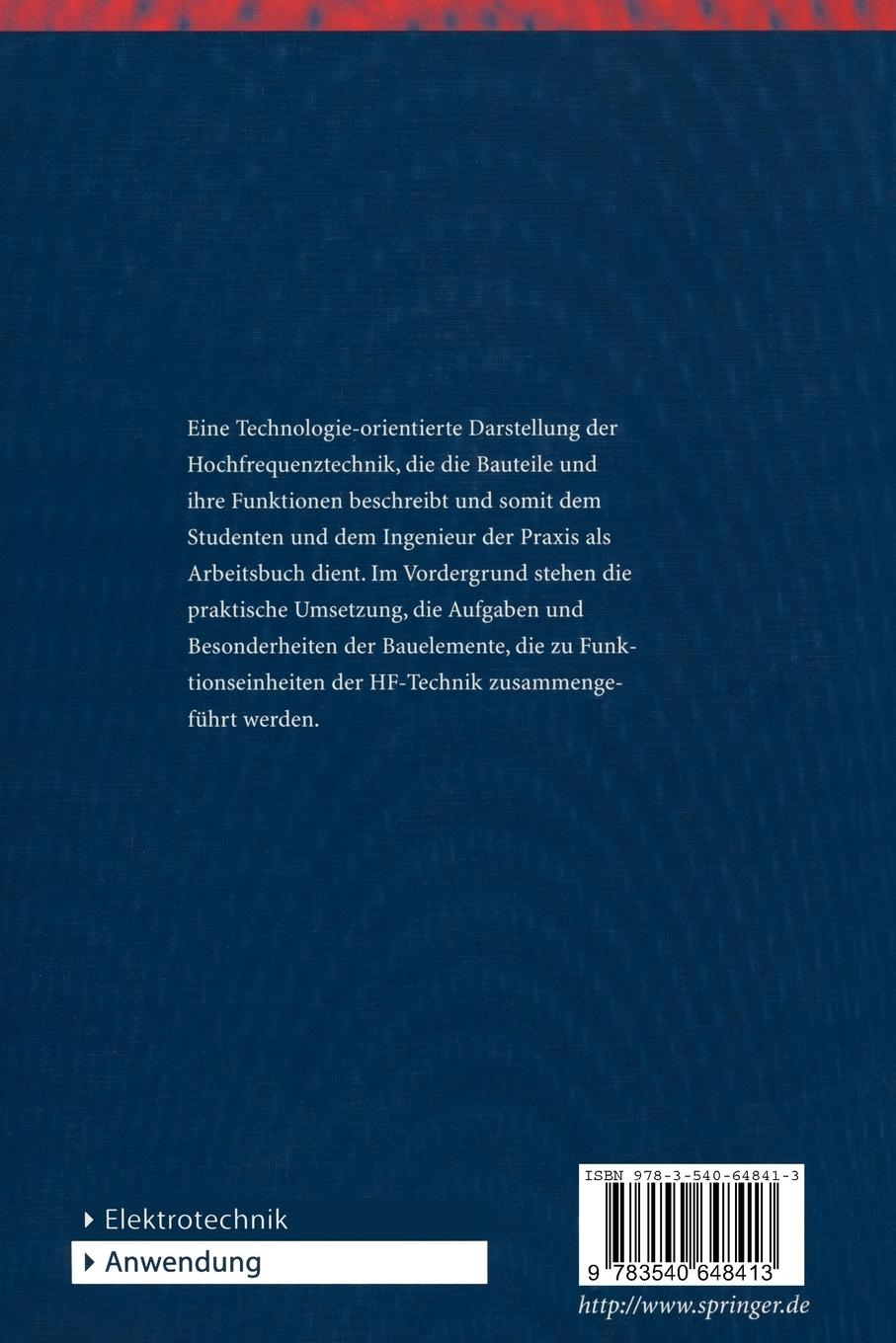Rückseitencover Hochfrequenztechnik