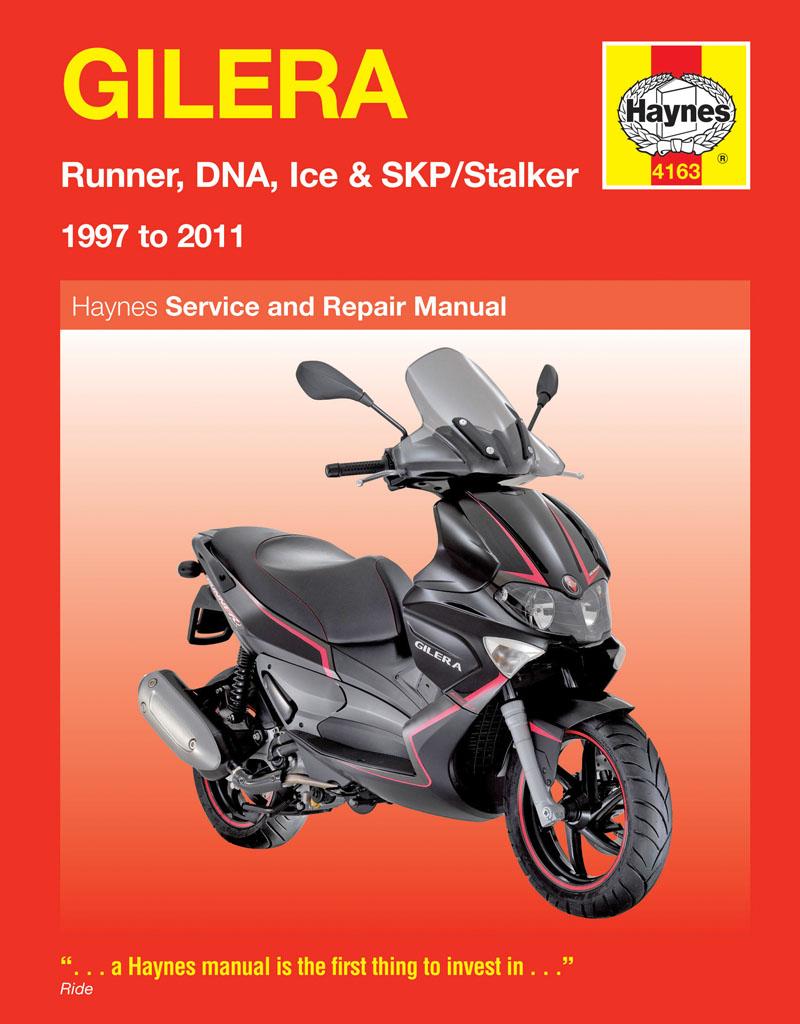 Vorderes Coverbild Gilera Runner, DNA, Ice & SKP/Stalker (97 - 11) Haynes Repair Manual