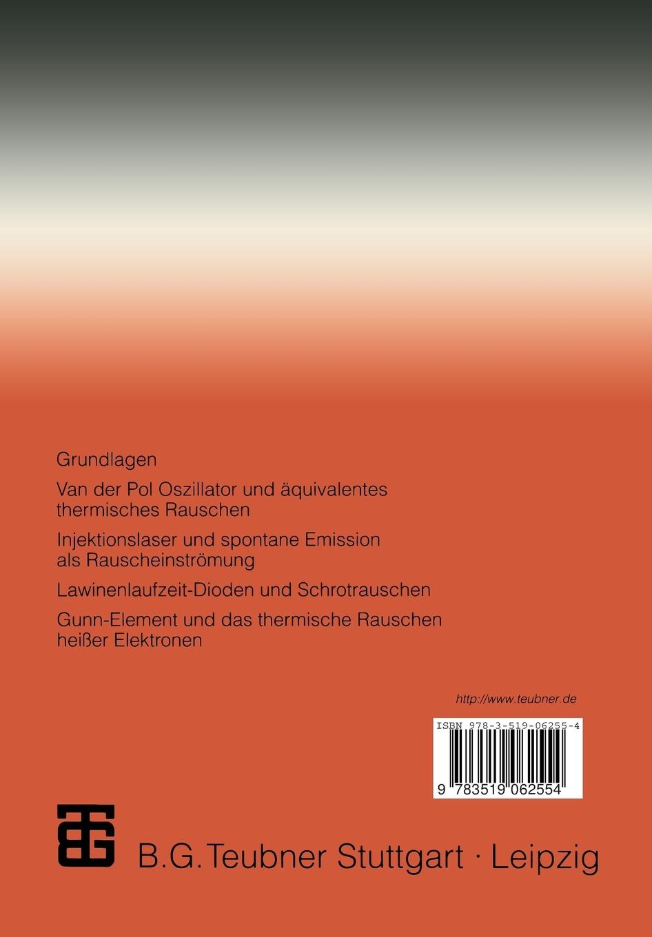 Rückseitencover Fluktuationen und Dynamik aktiver Halbleiter-Bauelemente