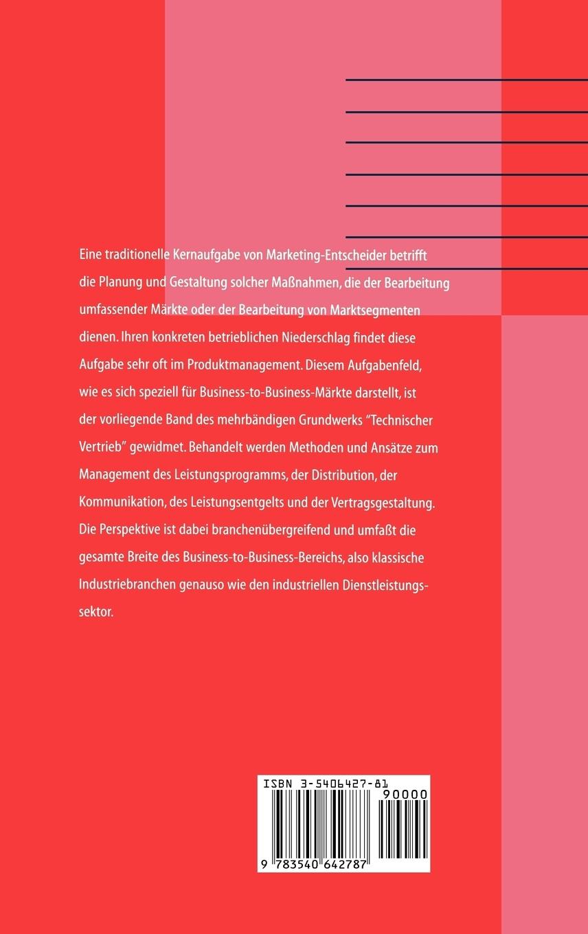 Rückseitencover Markt- und Produktmanagement