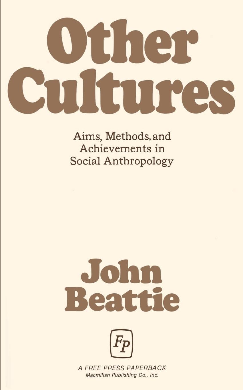 Vorderes Coverbild Other Cultures