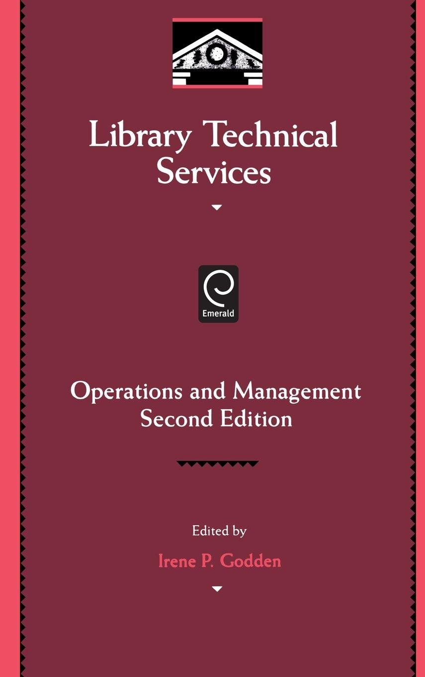 Vorderes Coverbild Library Technical Services