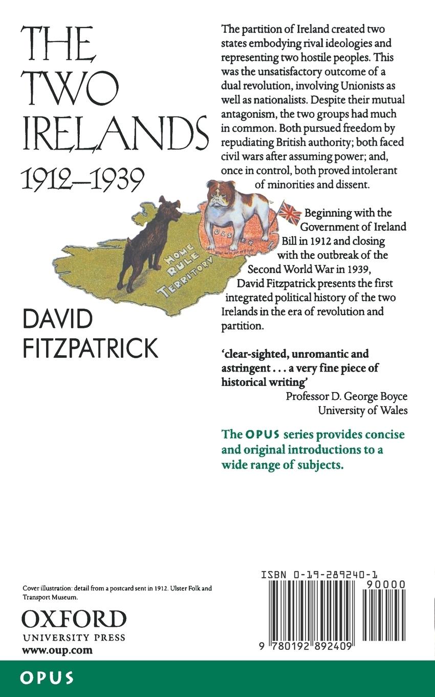 Rückseitencover The Two Irelands