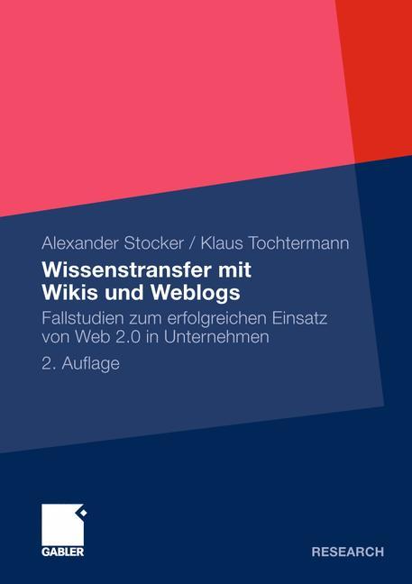 Vorderes Coverbild Wissenstransfer mit Wikis und Weblogs