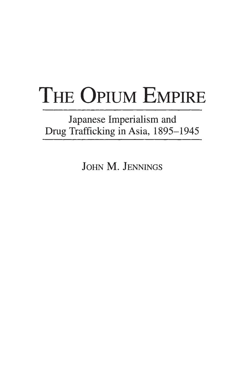 Vorderes Coverbild The Opium Empire