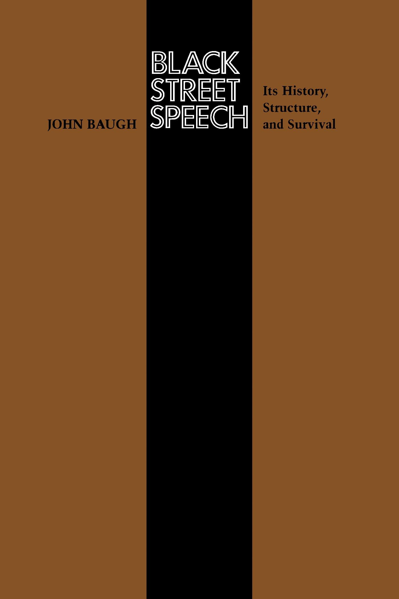 Vorderes Coverbild Black Street Speech