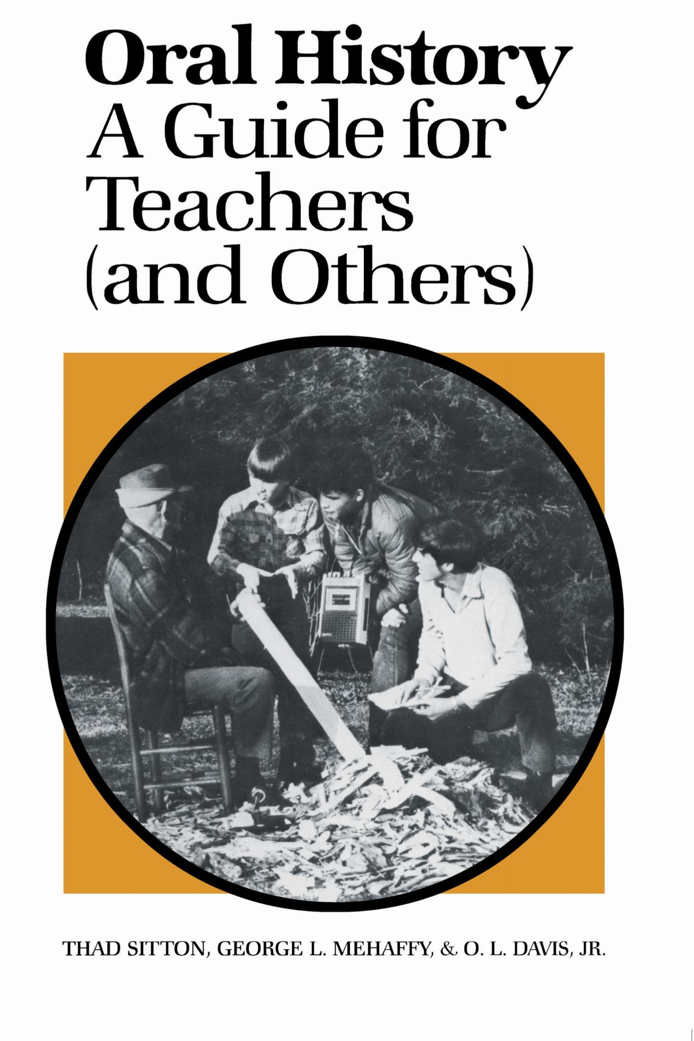 Vorderes Coverbild Oral History